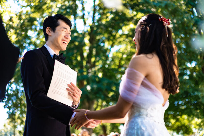 Wedding couple excange