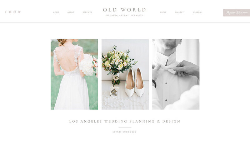 Old World Showit Template