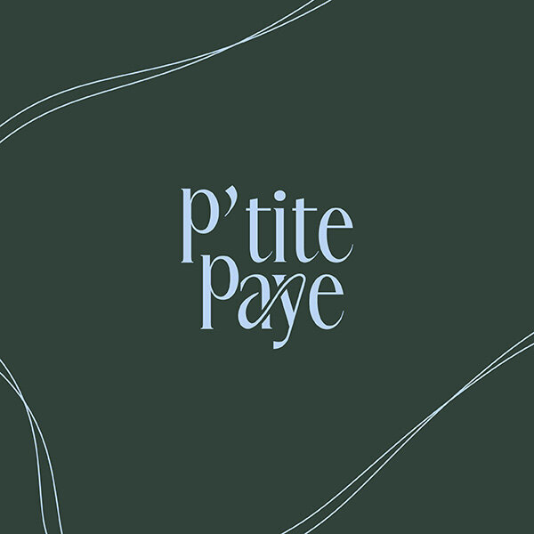 Identité visuelle P'tite Paye réalisés par Sagittae Design