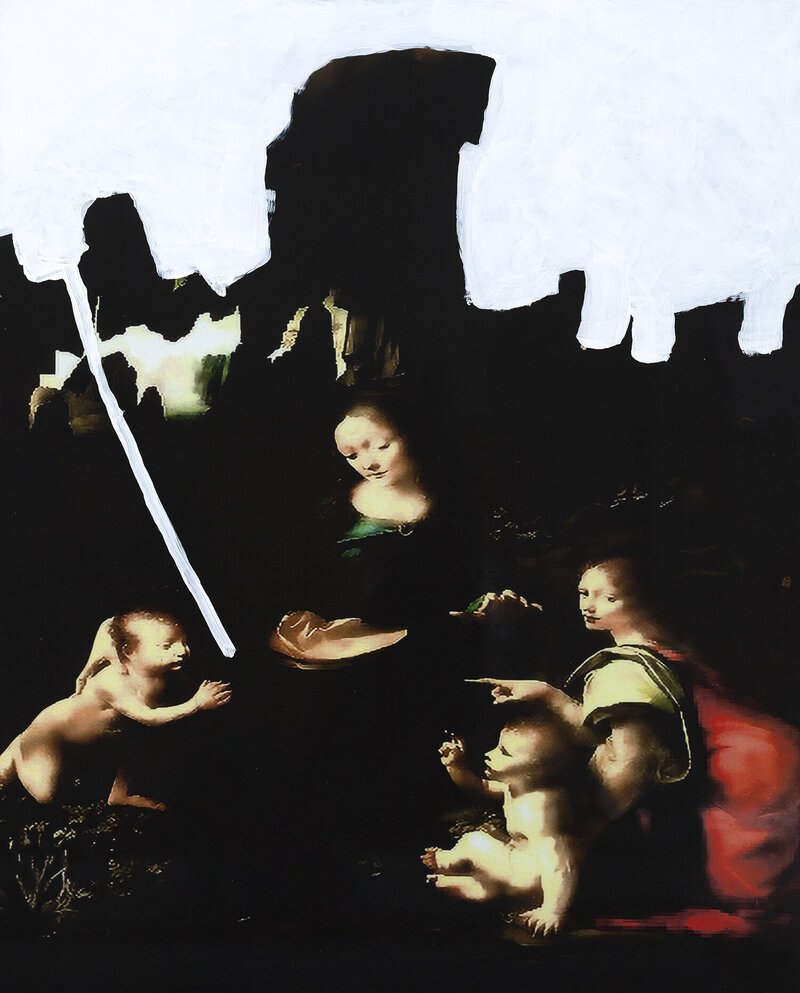 Jordi Mollà Serie HEAVEN 4 2025 Mixed media Canvas.