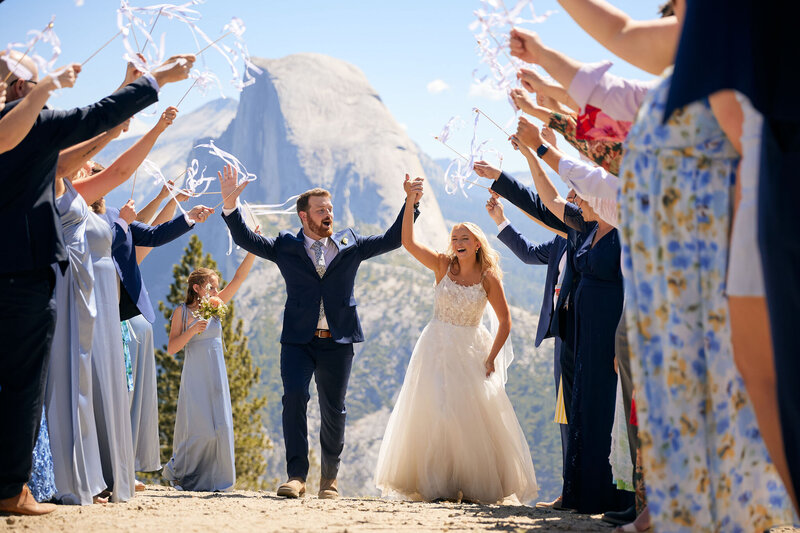 yosemite sunset wedding