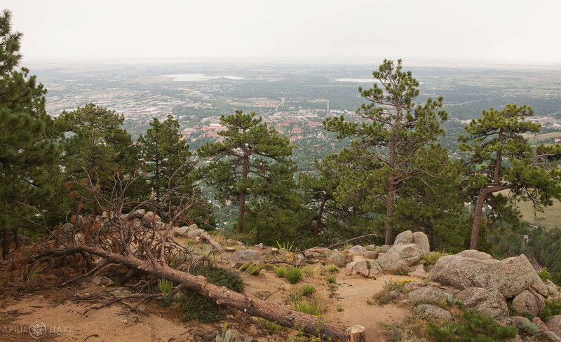 View of the Boulder Valley from Sunrise Amphitheater in Colorado