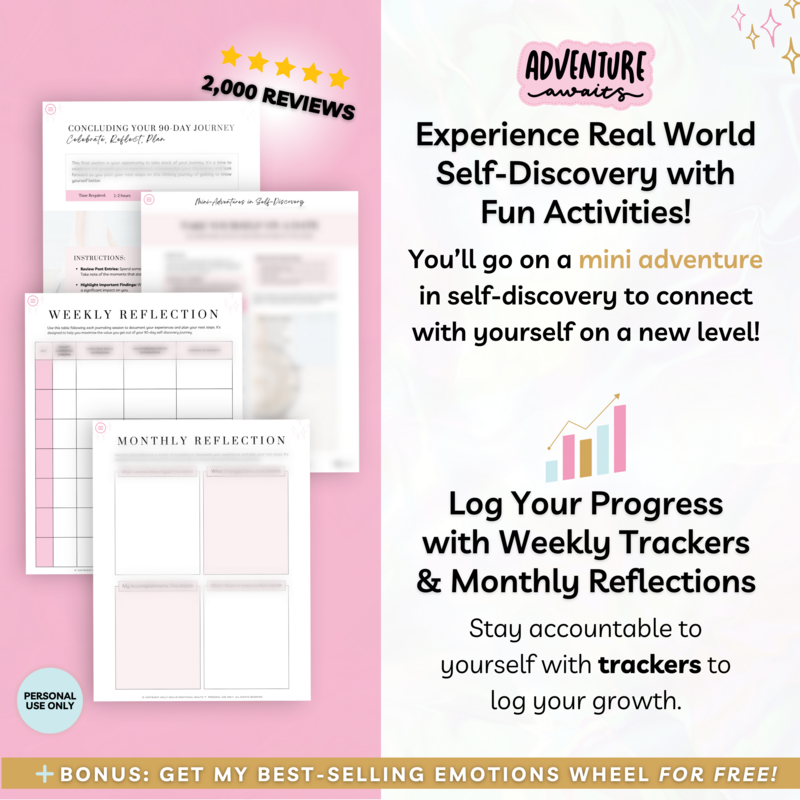 Who Am I Journal Digital Self Discovery Printable Emotional Health Shop6