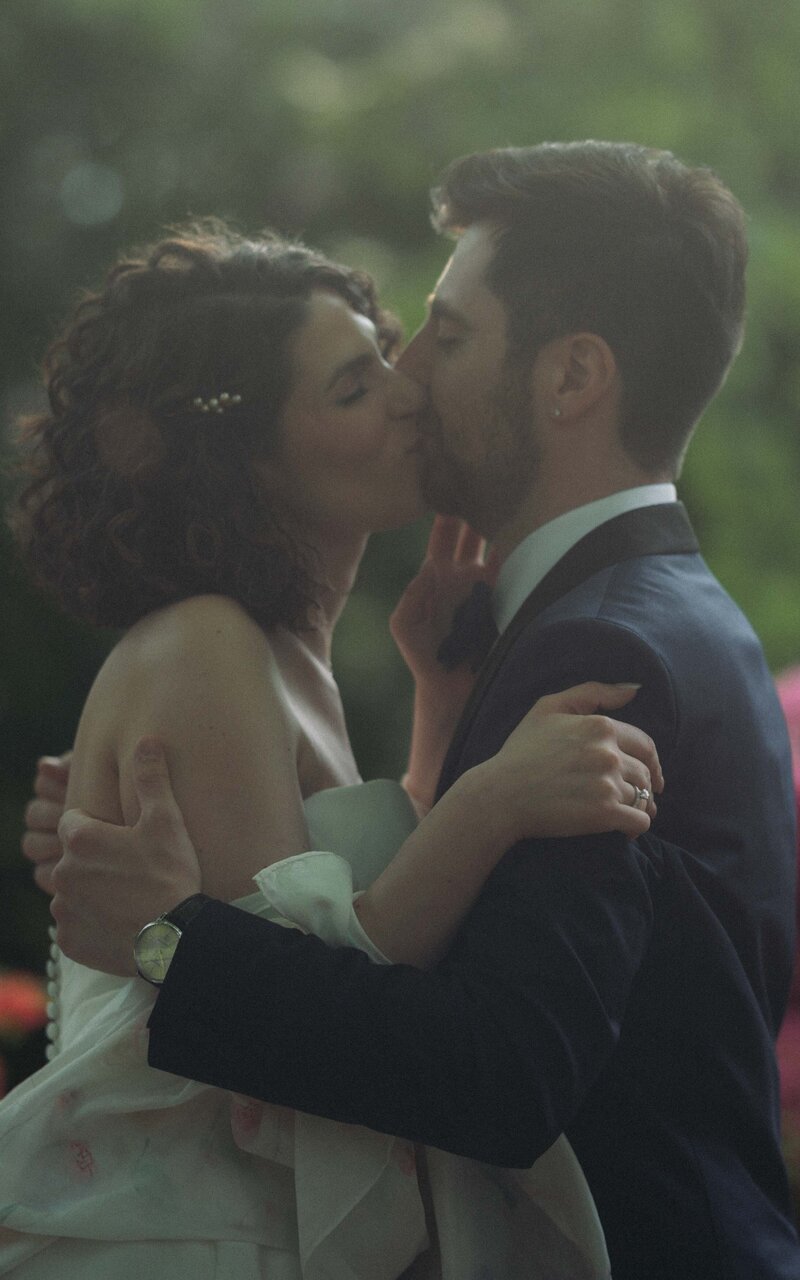 Romantic photoshoot of a married couple, capturing intimate moments and love-filled expressions in a beautiful, timeless setting