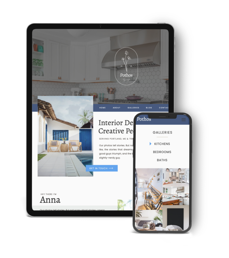 Interior Designer Website Design