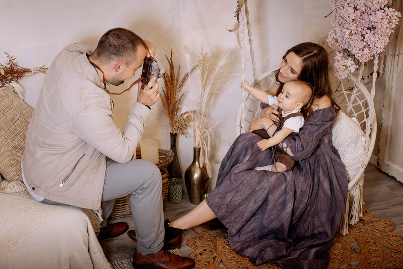 Wien Fotostudio Fotograf Purkersdorf Gablitz Mauerbach Familie Fotolabor Taufe