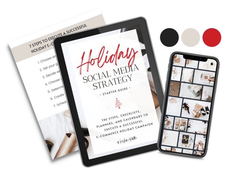 Holiday Social Media Strategy - Starter Guide mock