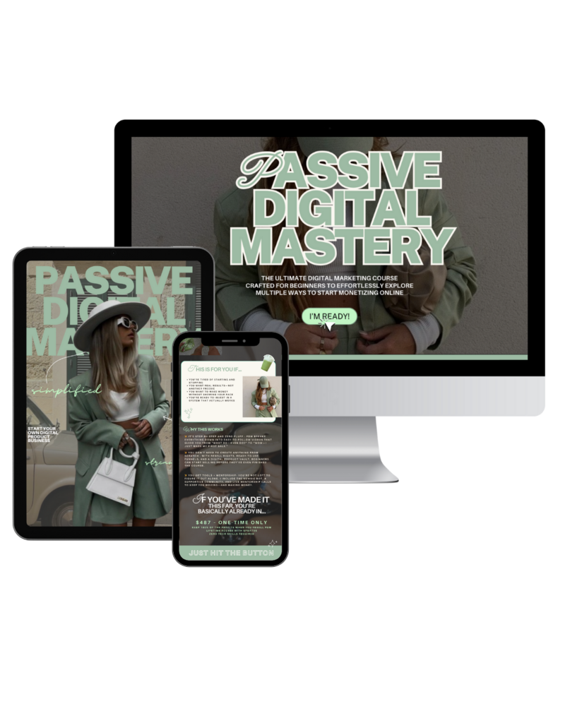 Passive Digital Mastery for Sandee