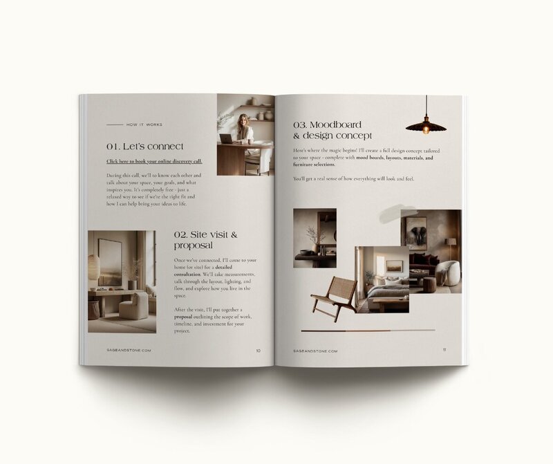 Interior designer pricing guide template Sage & Stone 8