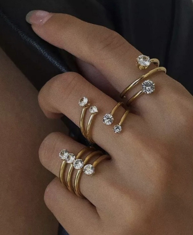 layered rings fun