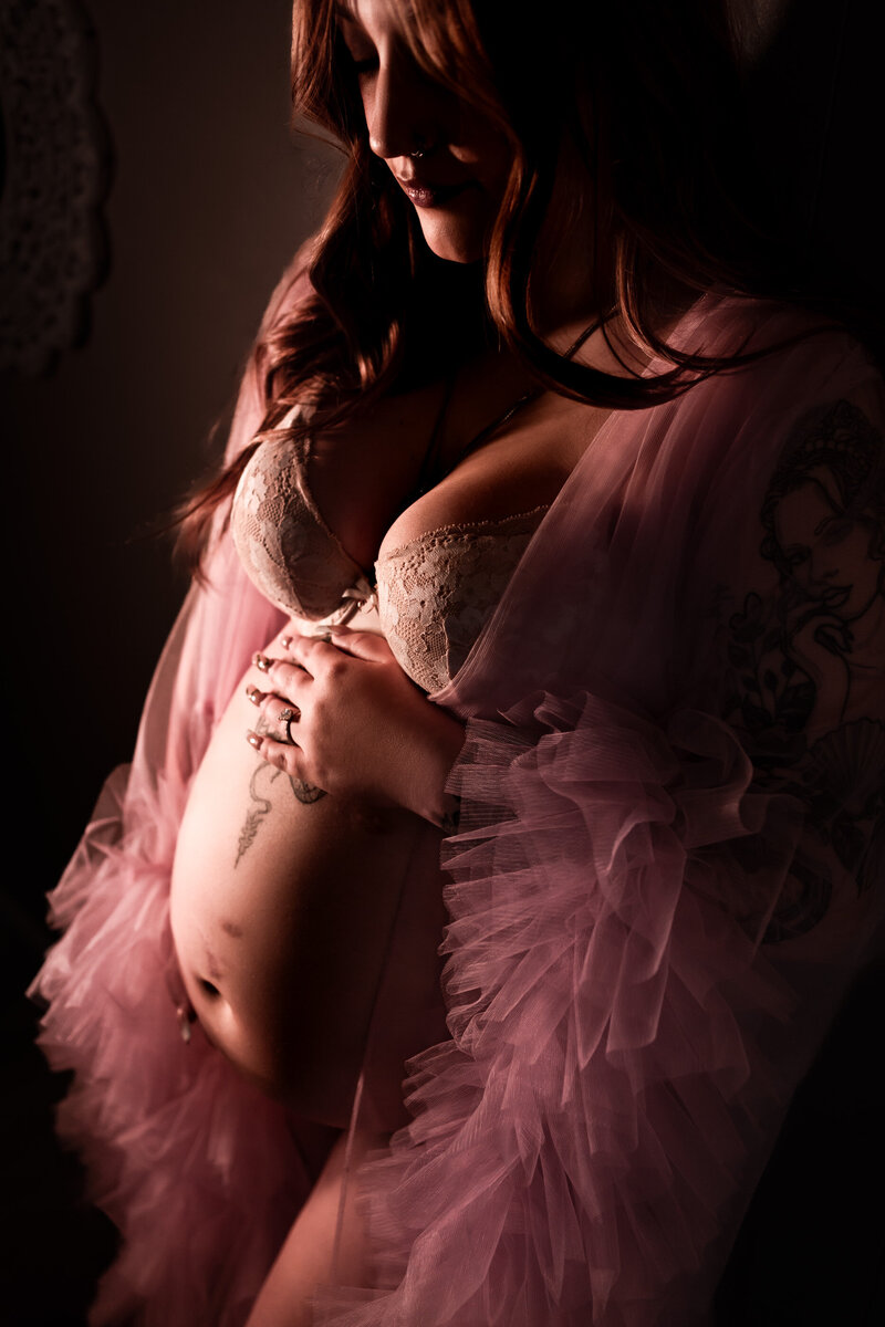 Fine art maternity portrait