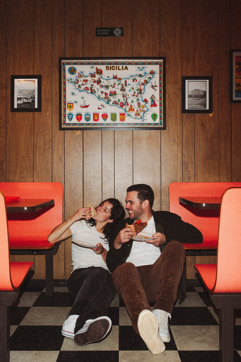 LGBTQ couple engagement session in Brooklyn and Manhattan.