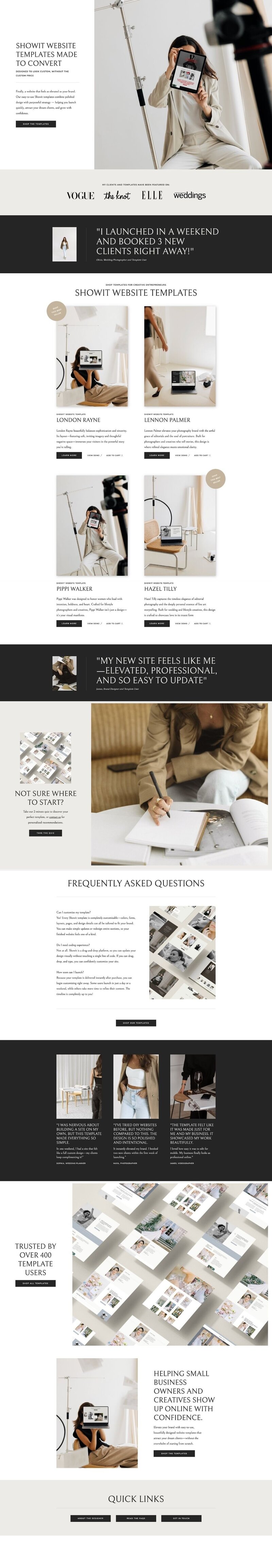 Sell Showit Templates -  How to Sell Showit Templates - Best Courses for Showit Designers - Best Showit Designer Course - WIth Grace and Gold - Education for Designers