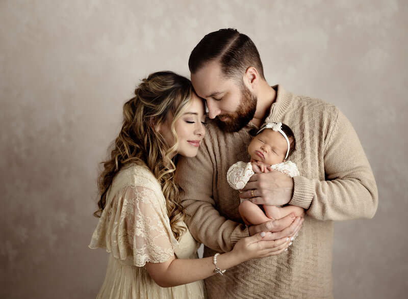 Natural Newborn Posing - Atlanta relaxed newborn photography