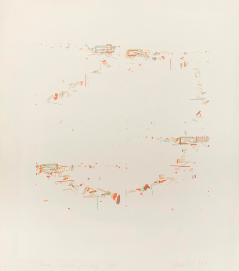 Four Sections (Circle).Lithograph - 1981 - 61.5 x 54 cm pg_11zon