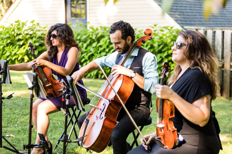Philadelphia musicians performing outdoors
