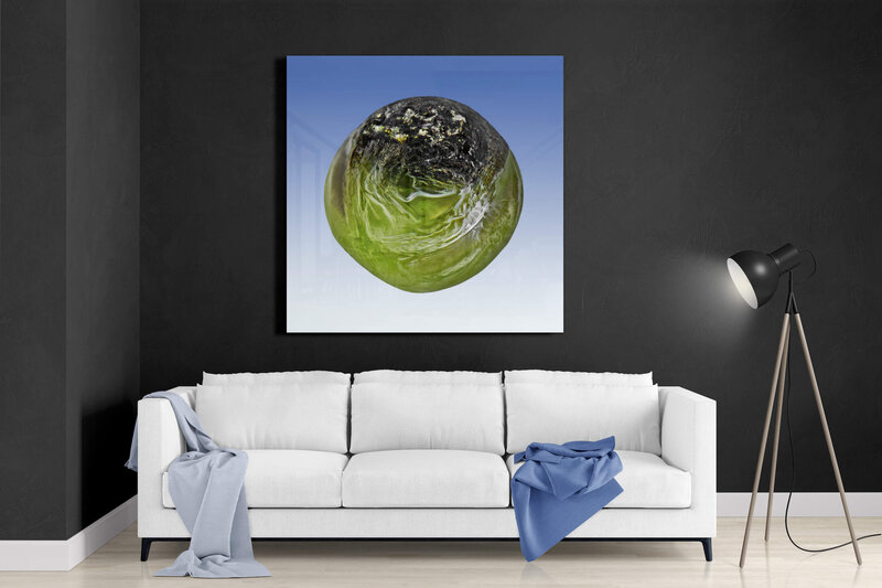 Fine Art featuring Project Stardust micrometeorite NMM 1149 Acrylic and Aluminum Panel Rm 1