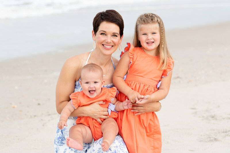 Megan Ludwick content manager with kids