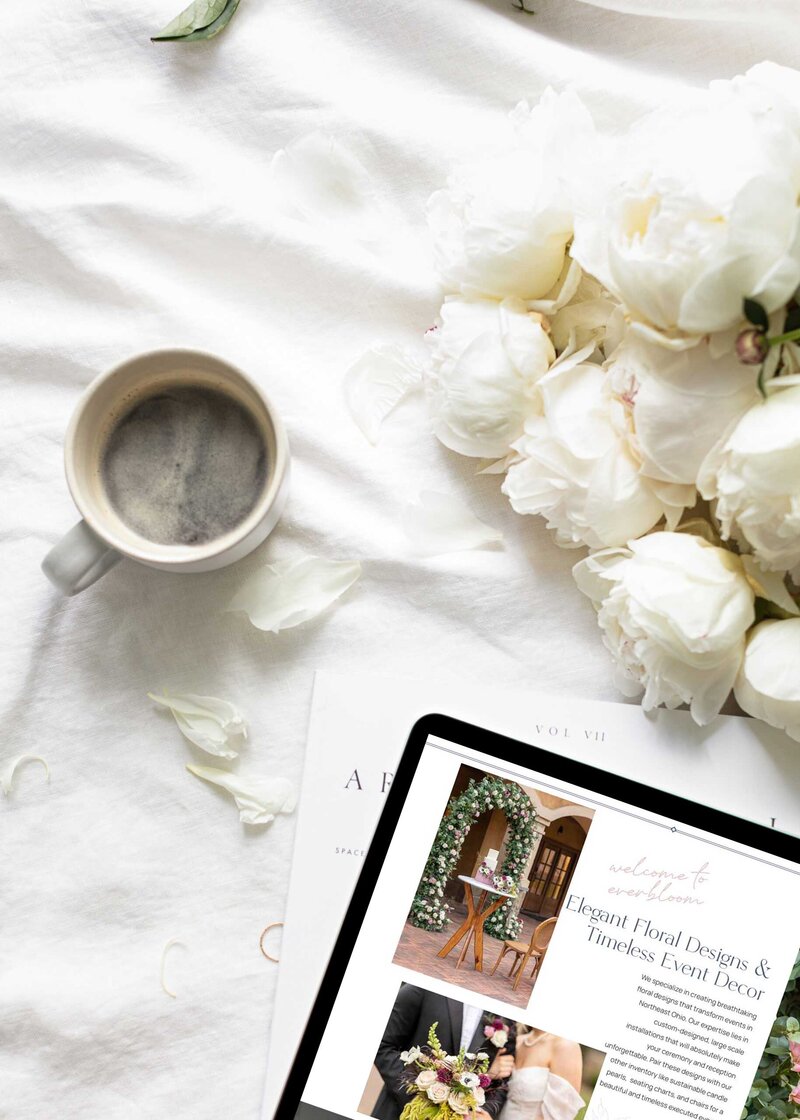 Explore Fiona's transformative somatic guidance and psychotherapy website on an iPad, meticulously crafted by a Showit Web Design specialist. Delve into the seamless blend of expertise and compassion that defines her online presence.