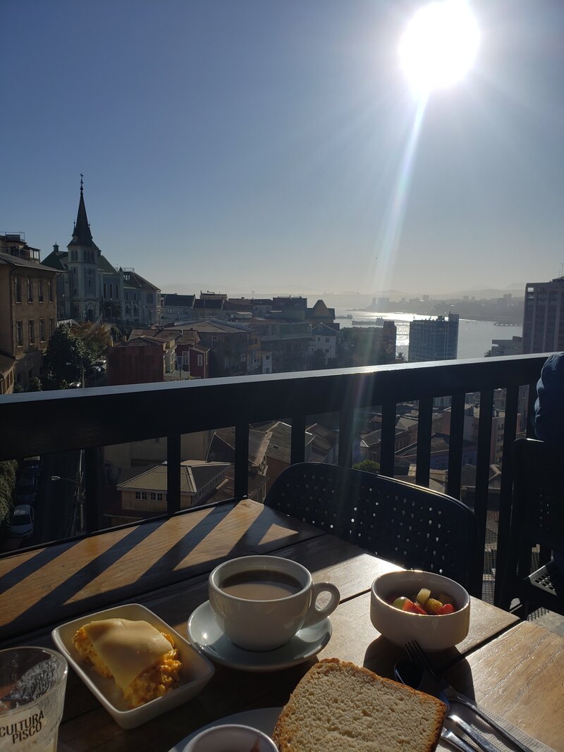 breakfast with a view!