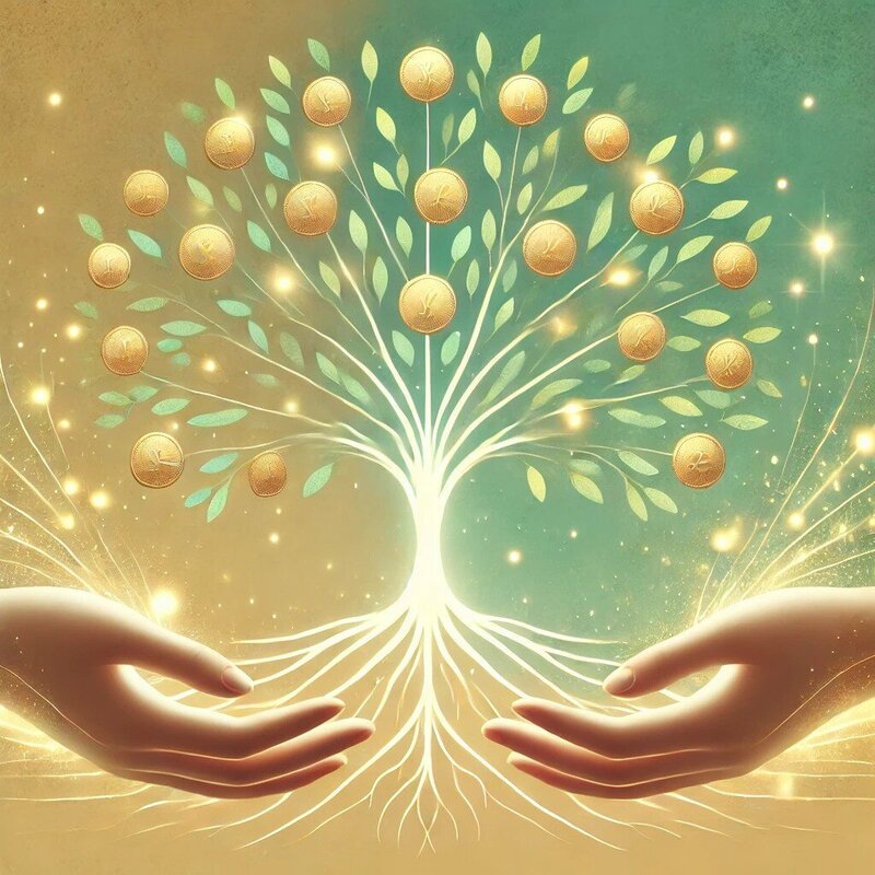 DALLE2024-12-2600.06.10-Apeacefulandsymbolicgraphicdesignedtoillustratefinancialtraumahealingthroughtherapy.Theimagefeaturesaradianttreewithgoldencoinsa-ezgif.com-webp-to-jpg-converter