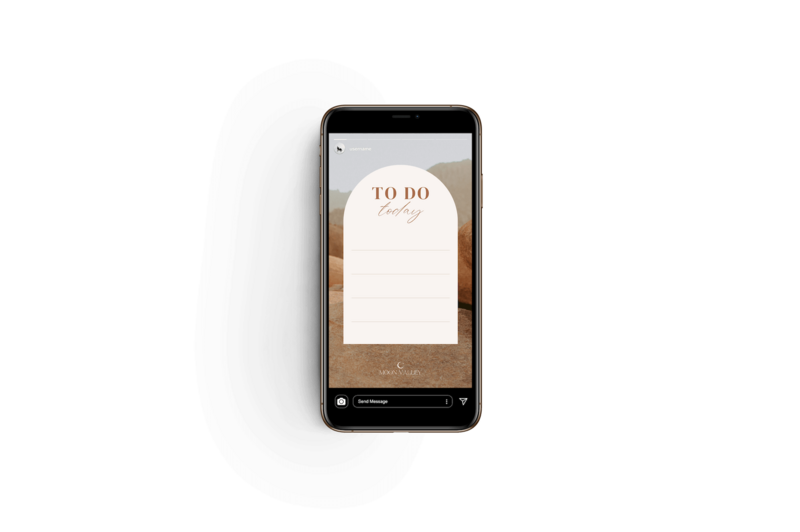 Boho Instagram story templates