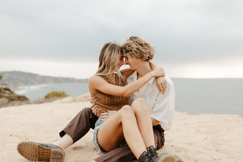 Santa Monica engagement session