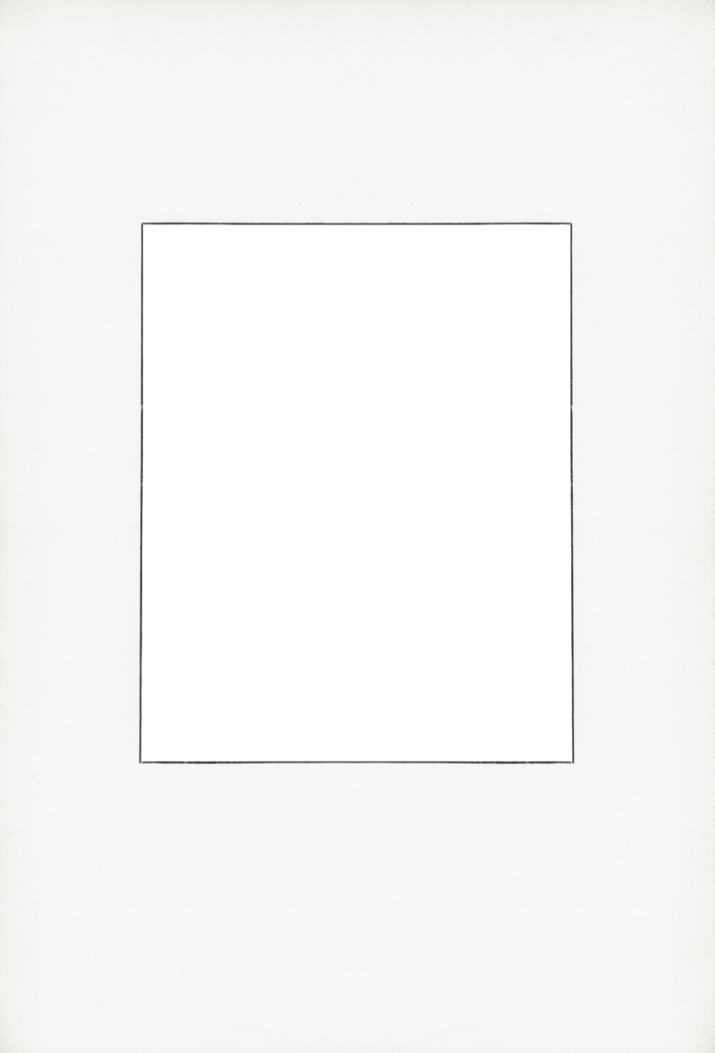 White polaroid photo frame