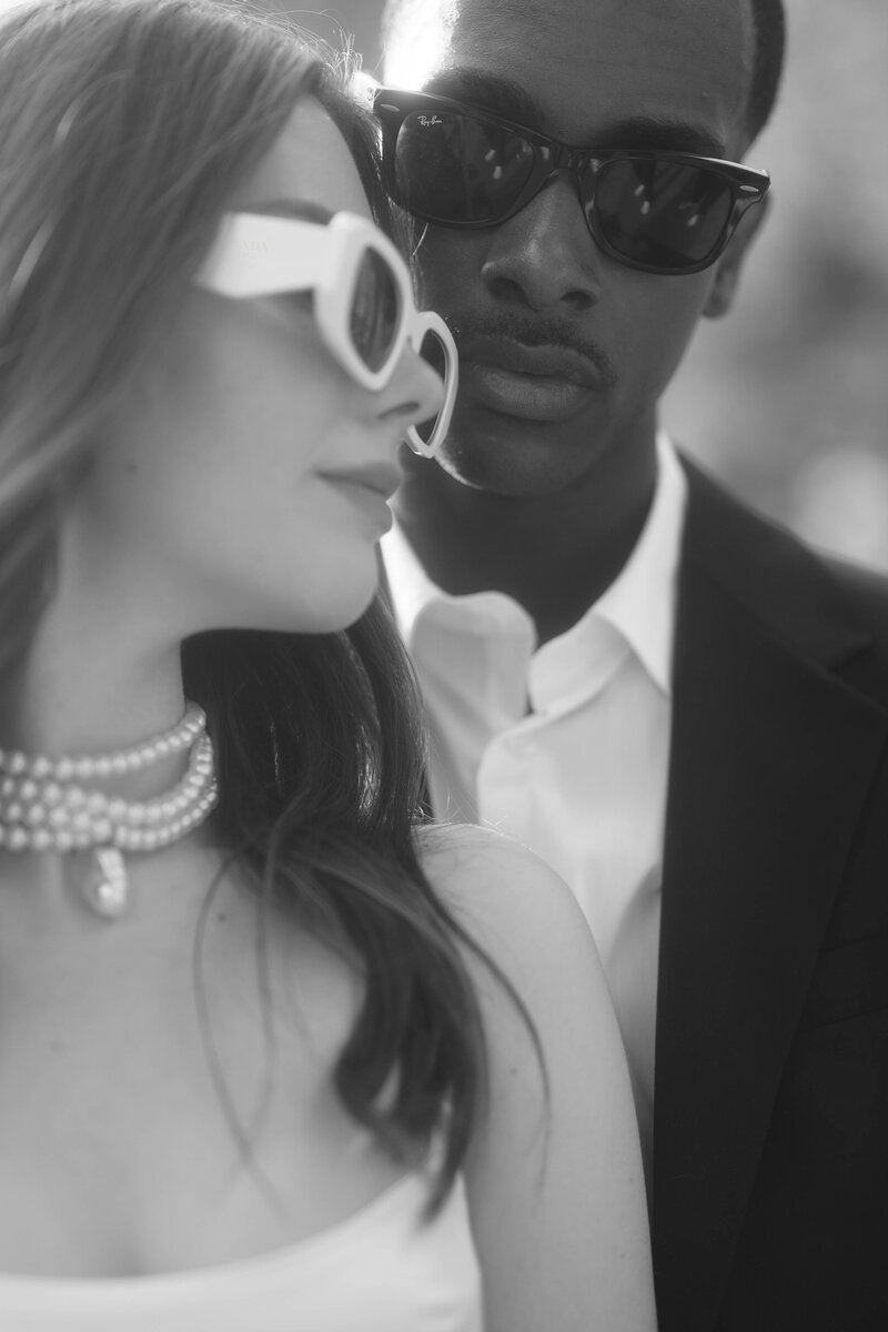 bride and groom paris exclusive wedding photography modern wedding bulgari hotel