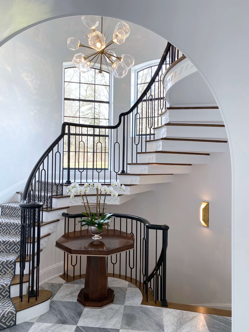 A very modern and elegant staircase
