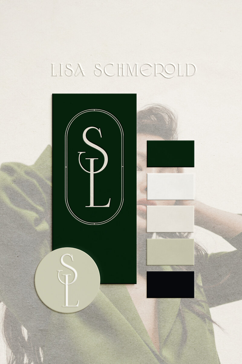 editorial elegant branding design for fashion photographer