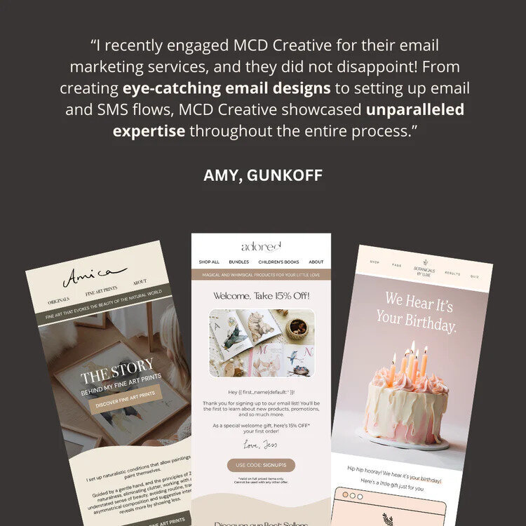 Basic Ecomm Email Automation Setup promo image 2