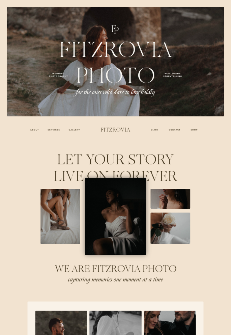 Storymuse Showit Website Template Fitz 1