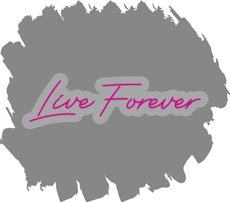 Live Forever - Purple-Violet