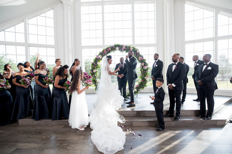 Swank Soiree Dallas Wedding Planner JacqueRae & Rashard - ceremony