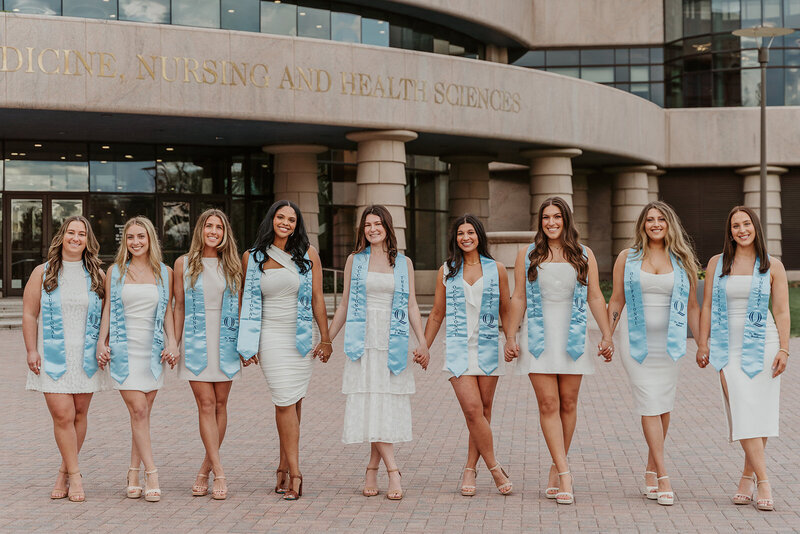 graduation portrait photographer at quinnipiac in connecticut by Sara McIngvale Photography
