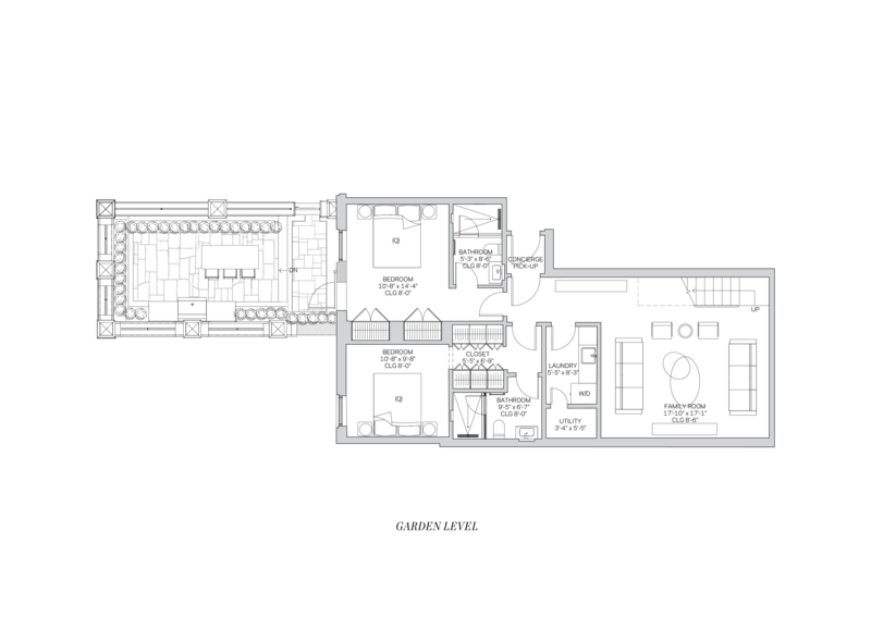 Residence IA Floorplan - Garden Level