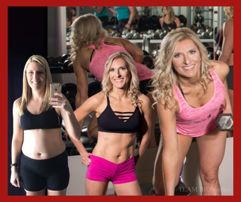 Selfie of female transformation