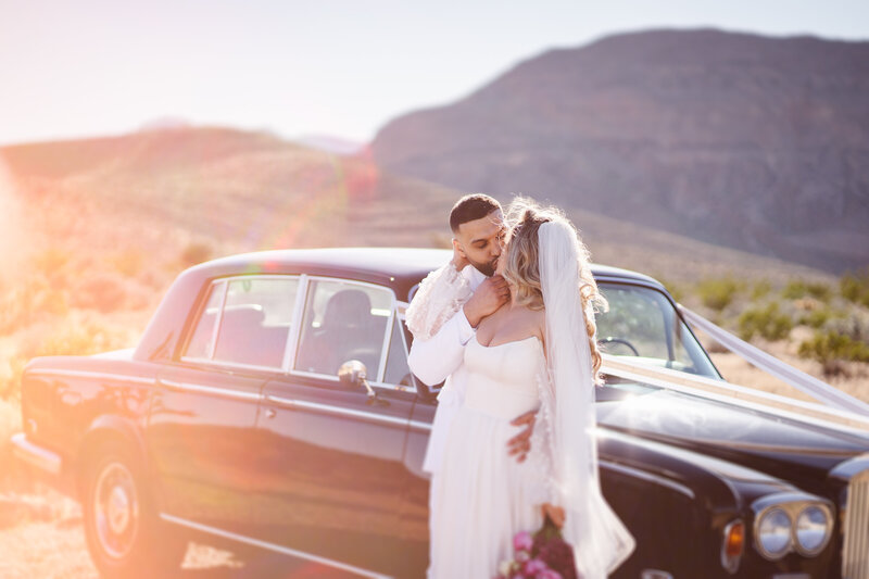 Las Vegas Elopement at Cactus Joes.
