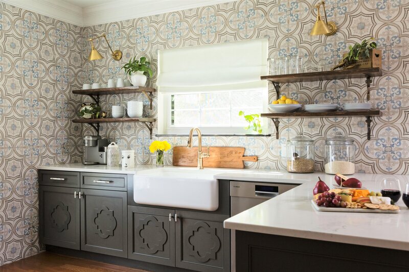 Clean Compact Kitchen Interior Design