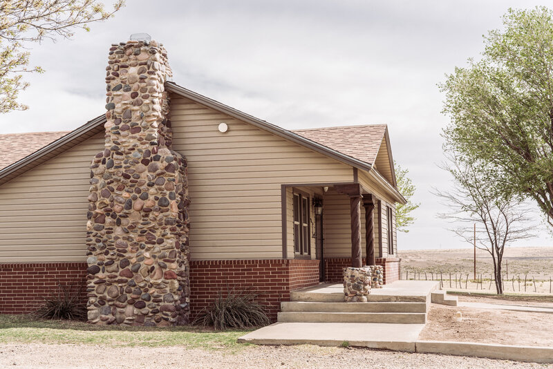 The Crawford Ranch Retreat is a charming ranch home 30 minutes outside Amarillo, TX.