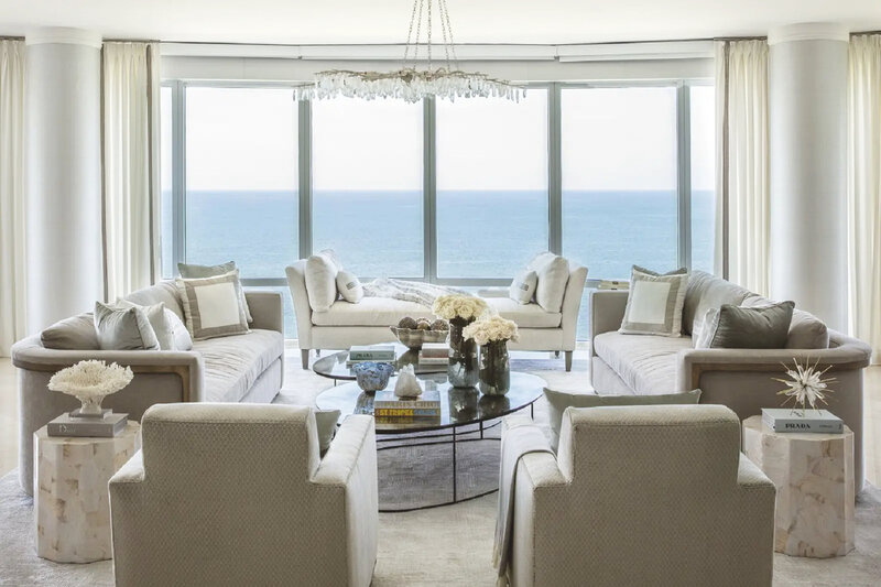 The portfolio page for a DLT Interiors project, Naples.