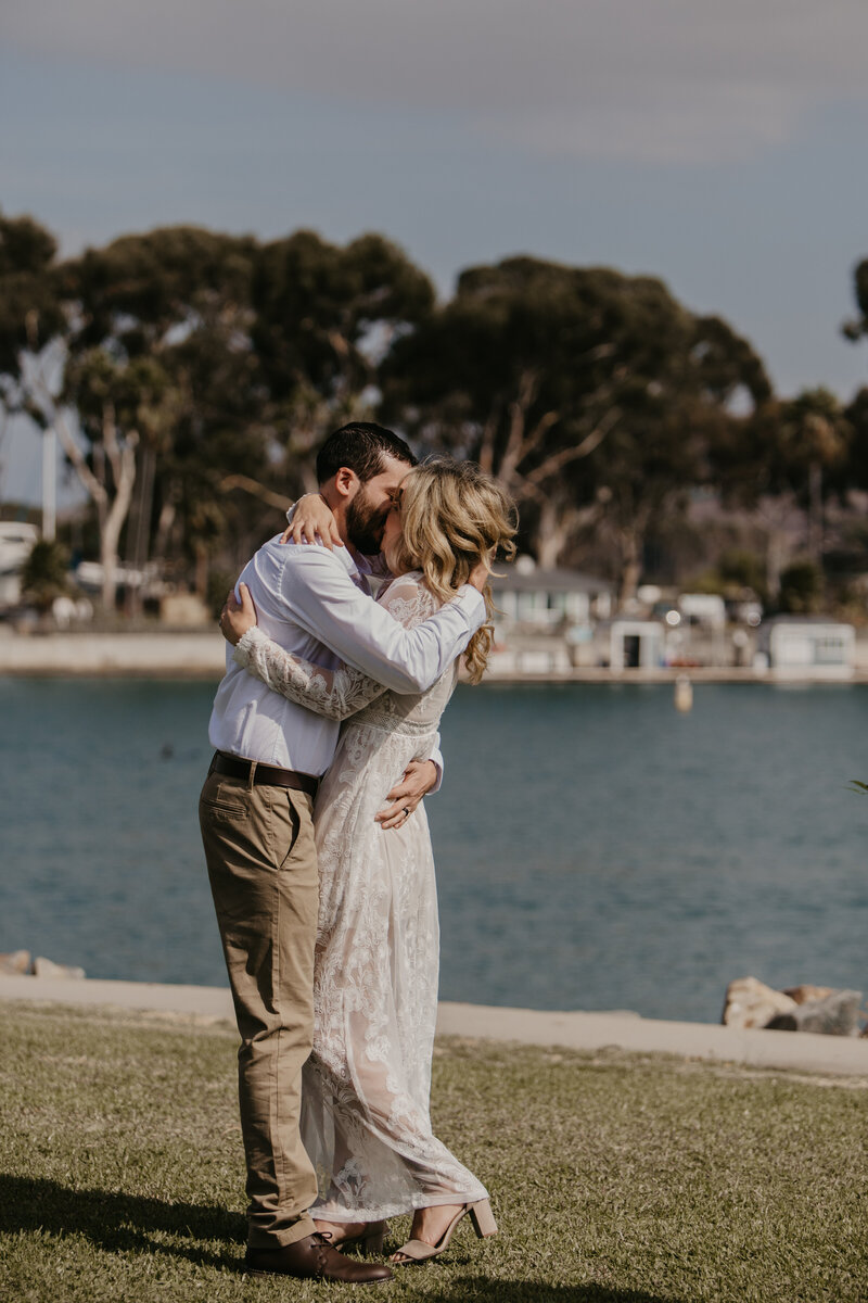 southern california beach elopement