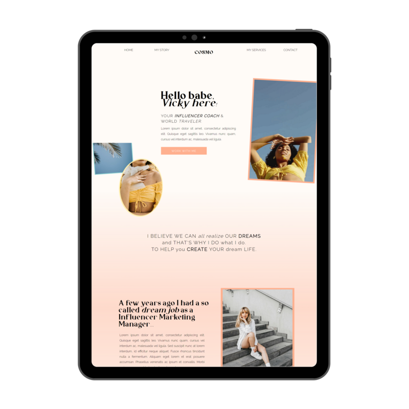 about page cosmopolitan template