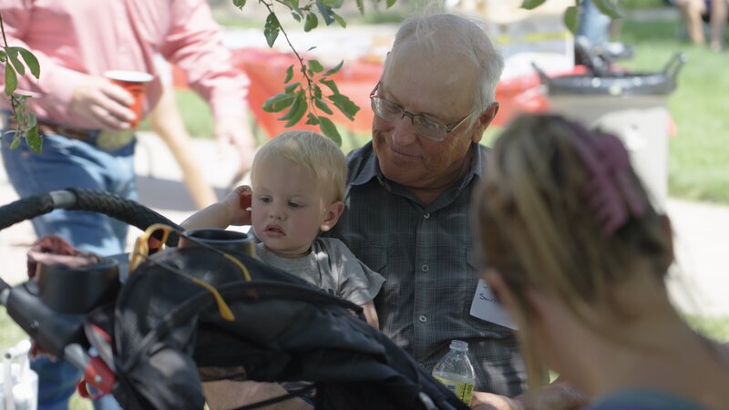 A still from a family reunion Nathaniel Wilson Video filmed as a part of his event videography services.