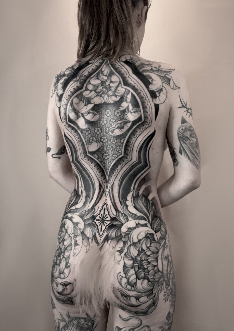 black-work-tattoo-back-piece
