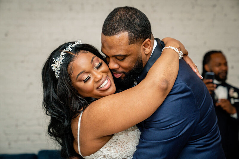 Beautiful elopement of Heaven and Andrew with beautiful fall themed florals