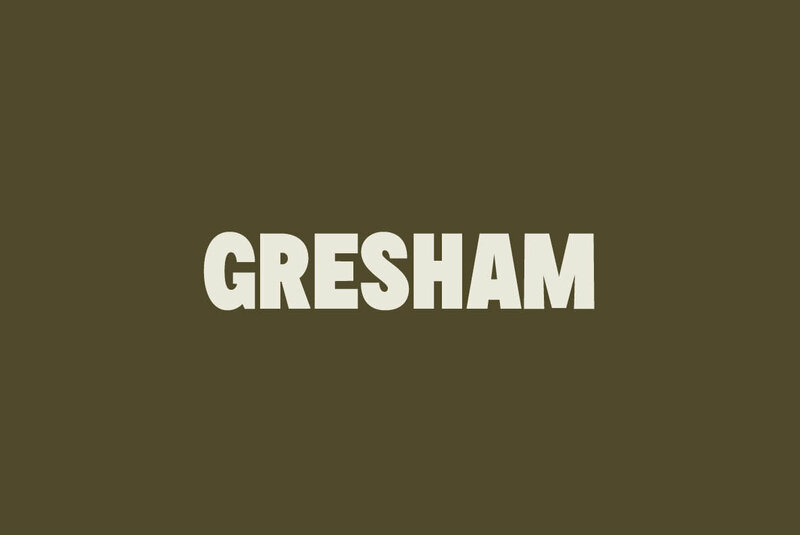Gresham Sans Serif Font 01