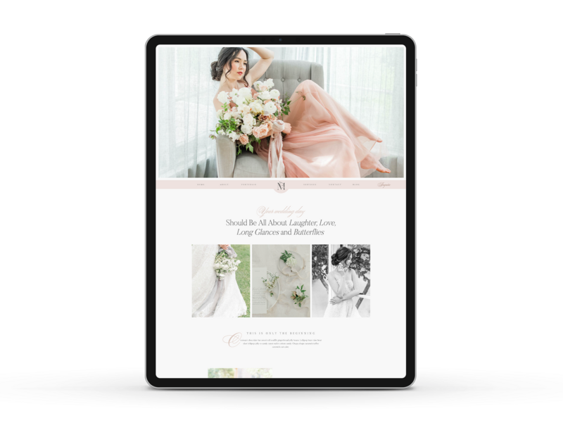 Showit Template for wedding Photographers
