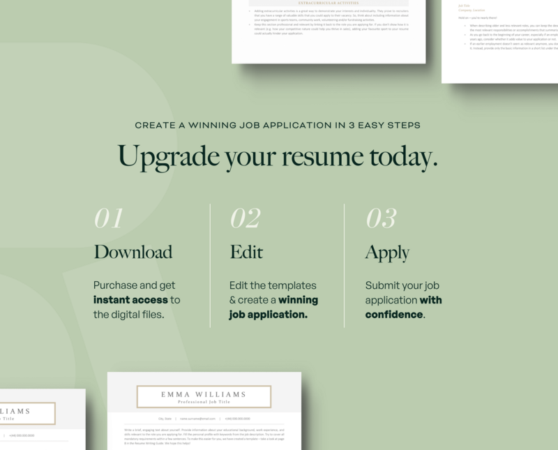 ATS-FRIENDLY RESUME + COVER LETTER